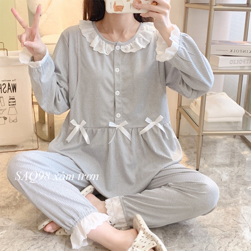 Bộ Bầu Dài Tay Sau Sinh Ở CỮ-SAQ98