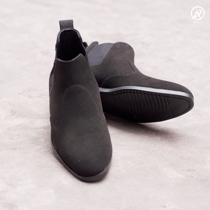 Giày Chealsea Boot Nam AROTI Cao Cổ Chất Đẹp Cao Cấp,Đế Khâu Siêu Bền, Tăng Chiều Cao 3cm Form Hàn Đủ size  CB520-BX-VN