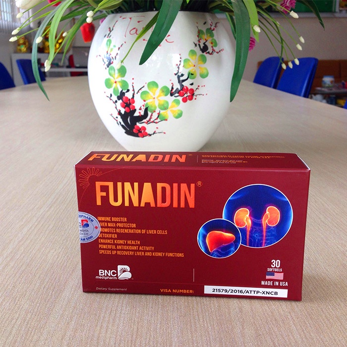 Viên Uống Tăng Cường Chức Năng Gan Funadin Captek 30 Viên - Chính Hãng Mỹ