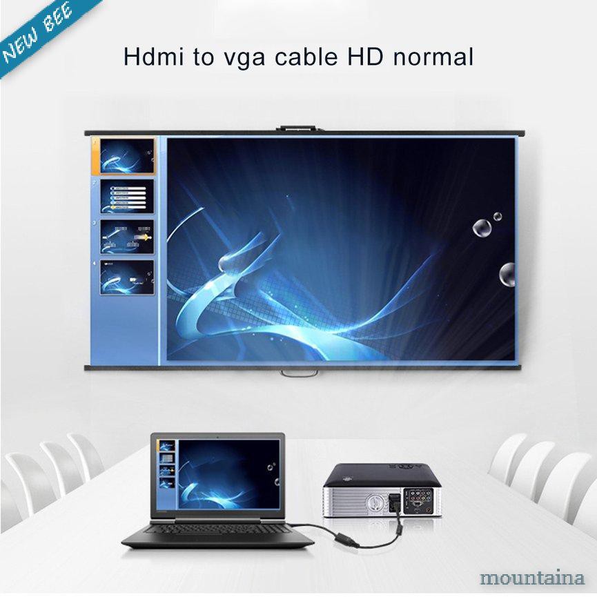 Dây Cáp Chuyển Đổi Hdmi Sang Vga Hdmi Hd 1080p Oem Chuyên Dụng