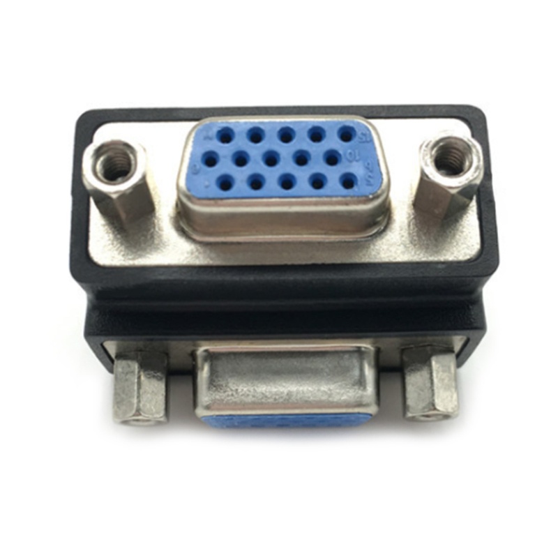 Đầu Nối Dây Cáp Âm Thanh VGA 15-15 - 90 Độ Tiện Lợi° Đầu Chuyển Đổi Chuyên Dụng Chất Lượng Cao