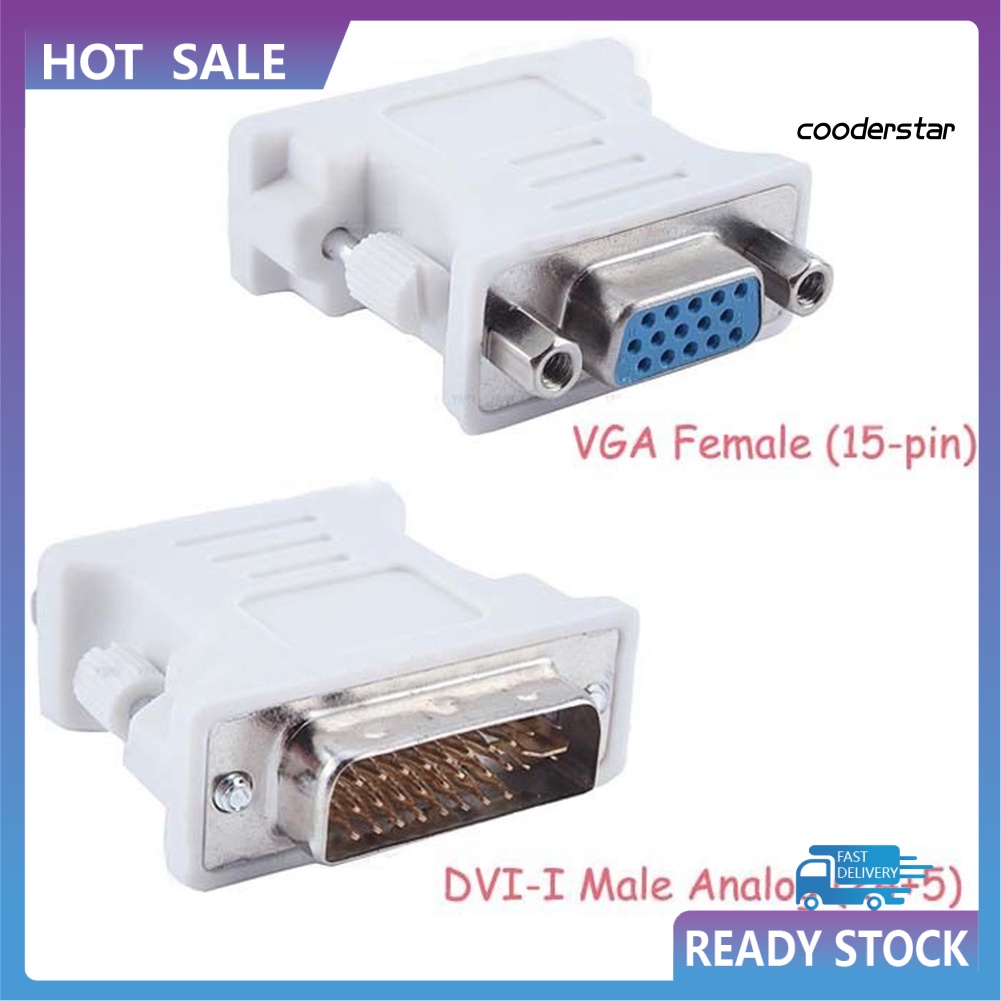 Đầu Chuyển Đổi Ysp- Dvi-I 24 + 5 Male Sang Vga 15pin Female