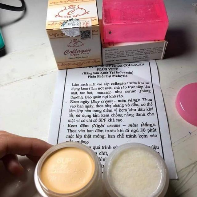 Combo 10 bộ kem collagen vit e