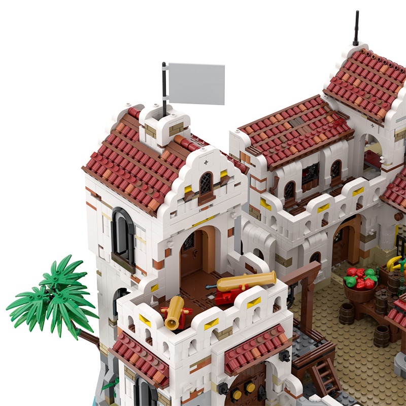 Đồ chơi trẻ em cho bé figure mô hình lego lắp ráp trưng bày deocor thông minh cao cấp giá rẻ lego el dorado pháo đài 064