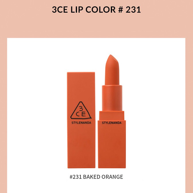 SON 3CE LIP COLOR [MATTE] - #229 - #230 - #231