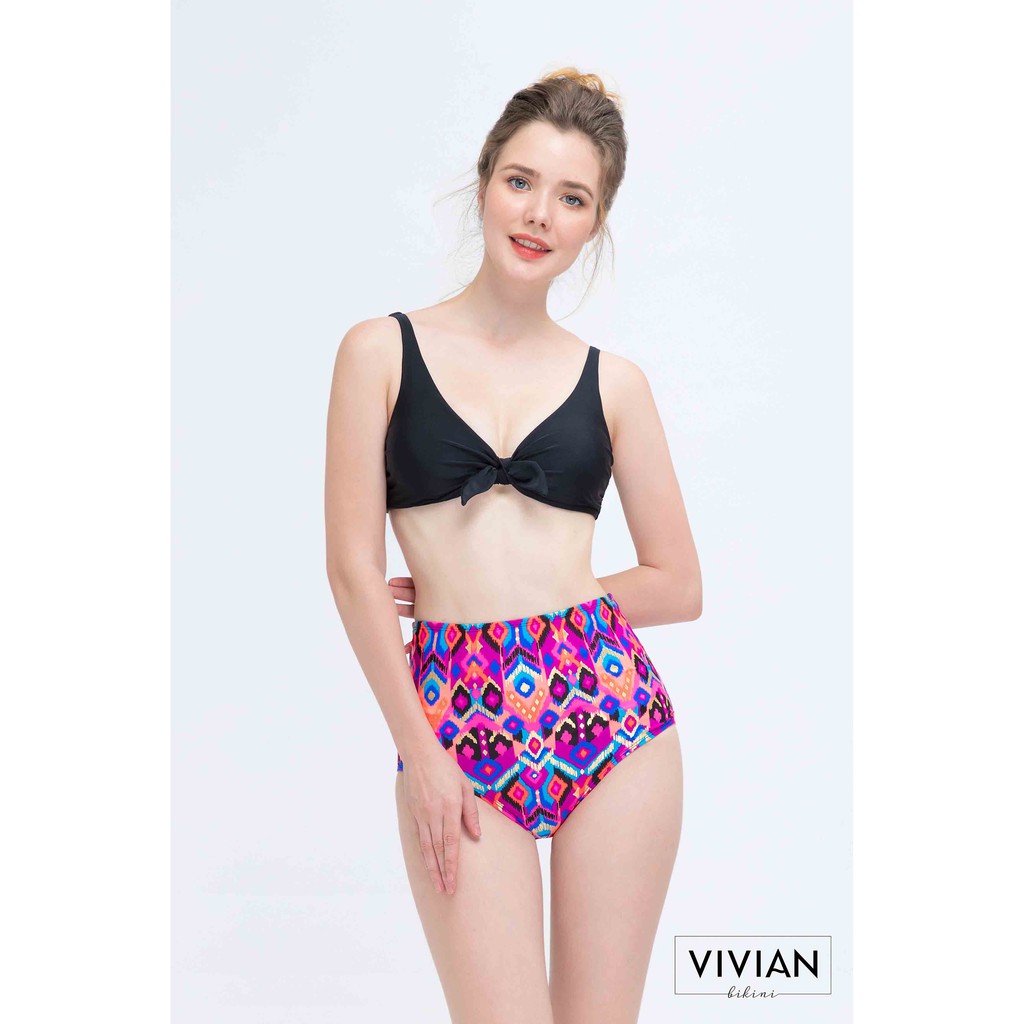 Quần bơi lẻ BIKINI PASSPORT kiểu dáng cách điệu - Hồng-VS095_PK
