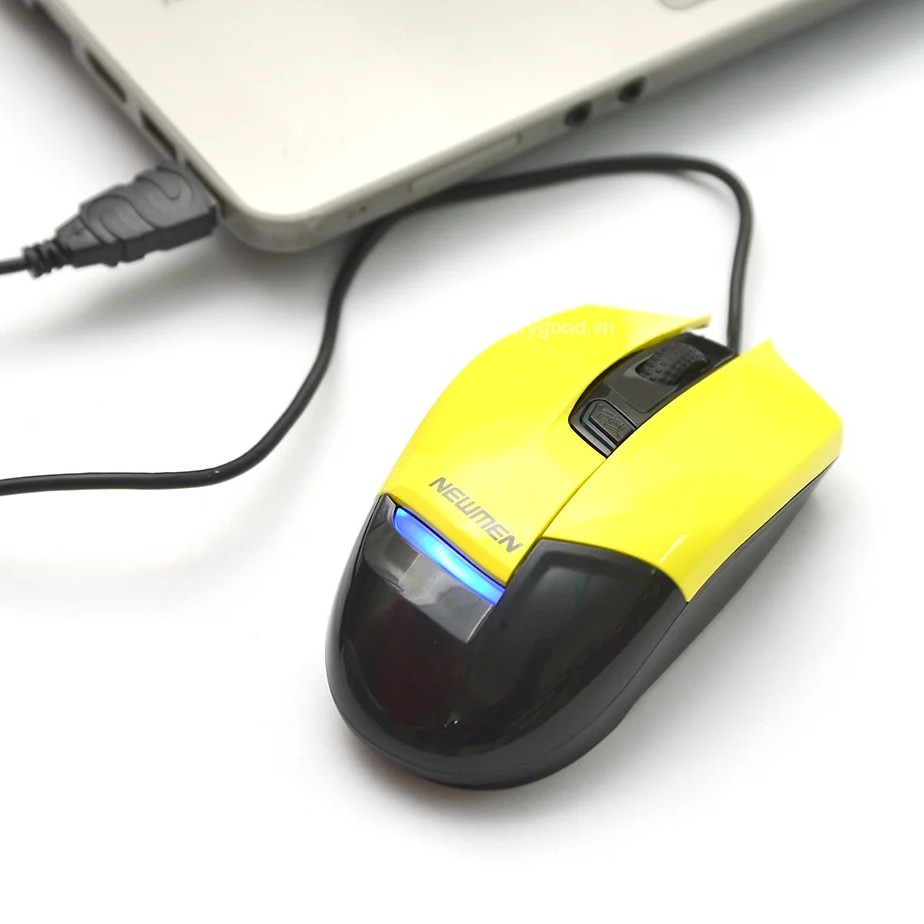 Chuột NEWMEN G10 PLUS Yellow USB chuyên game chính hãng siêu bền bảo hành 12 tháng 1 đổi 1