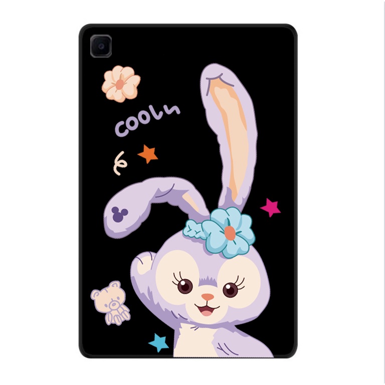 Bao Da Máy Tính Bảng tpu Mềm Họa Tiết Thỏ Cho samsung galaxy tab s6 lite 10.4 2020 p610 / p615 Ốp