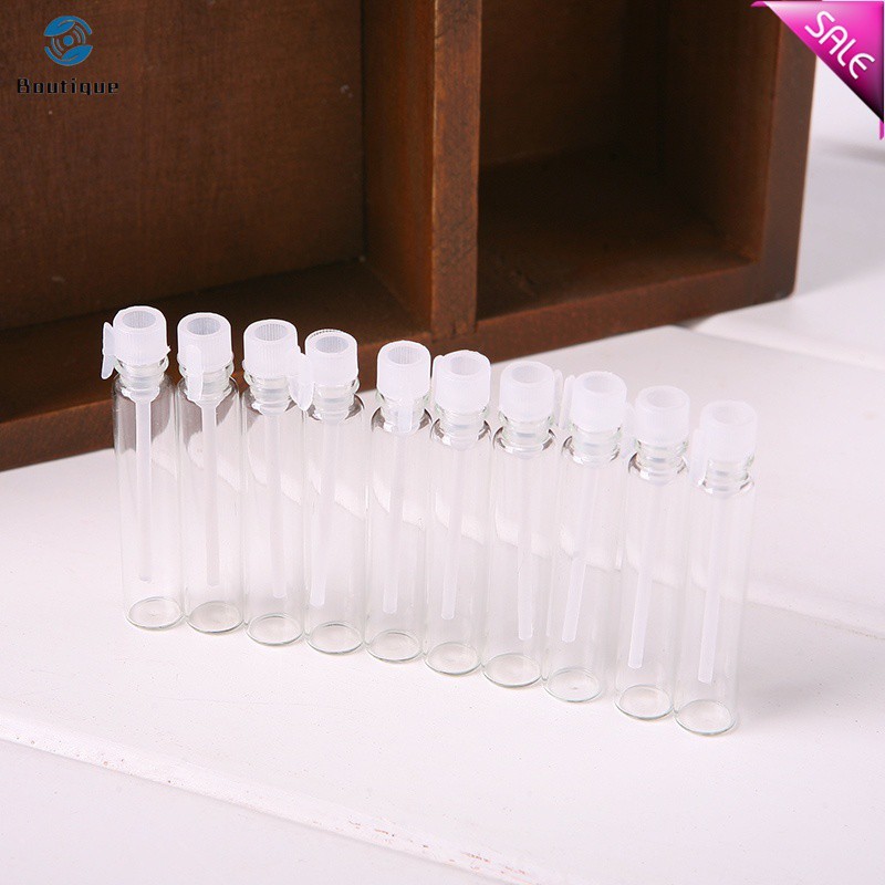 Bộ 10 Lọ Thủy Tinh Rỗng 1ml 2ml 3ml Đựng Nước Hoa | BigBuy360 - bigbuy360.vn