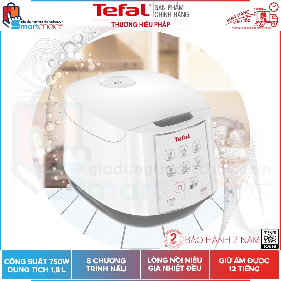 Nồi cơm điện tử Tefal RK732168 – 1.8L