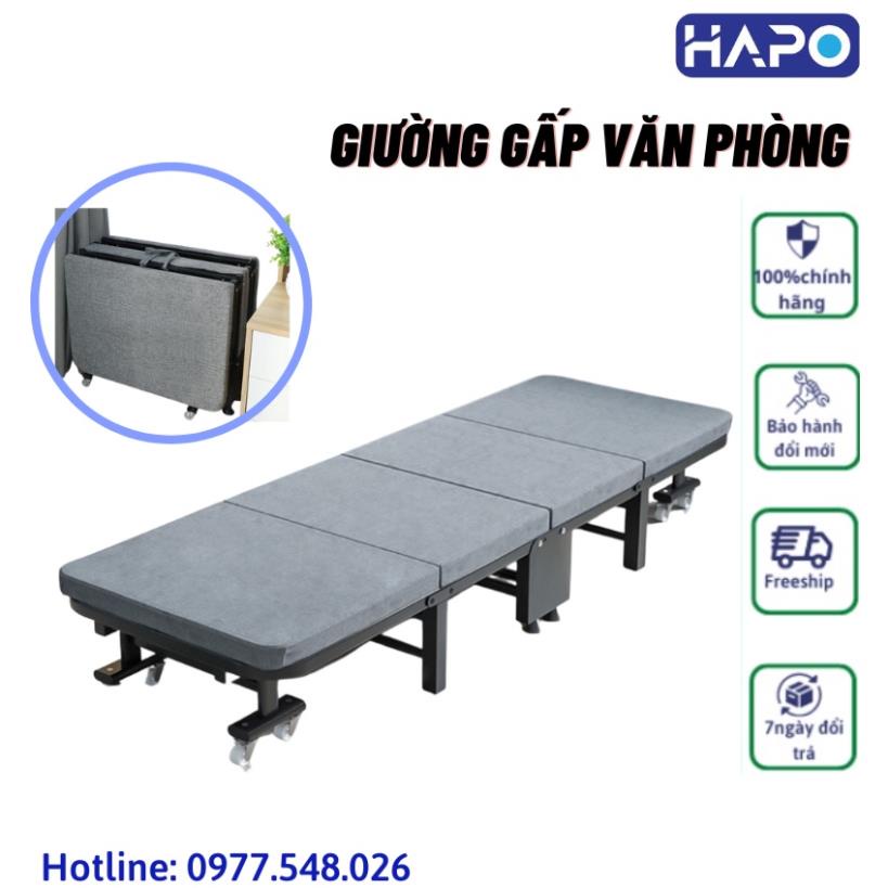 Giường Gấp Văn Phòng Tiện Lợi, Giường Xếp Gấp Gọn Ngủ Trưa Tiện Lợi Hapo