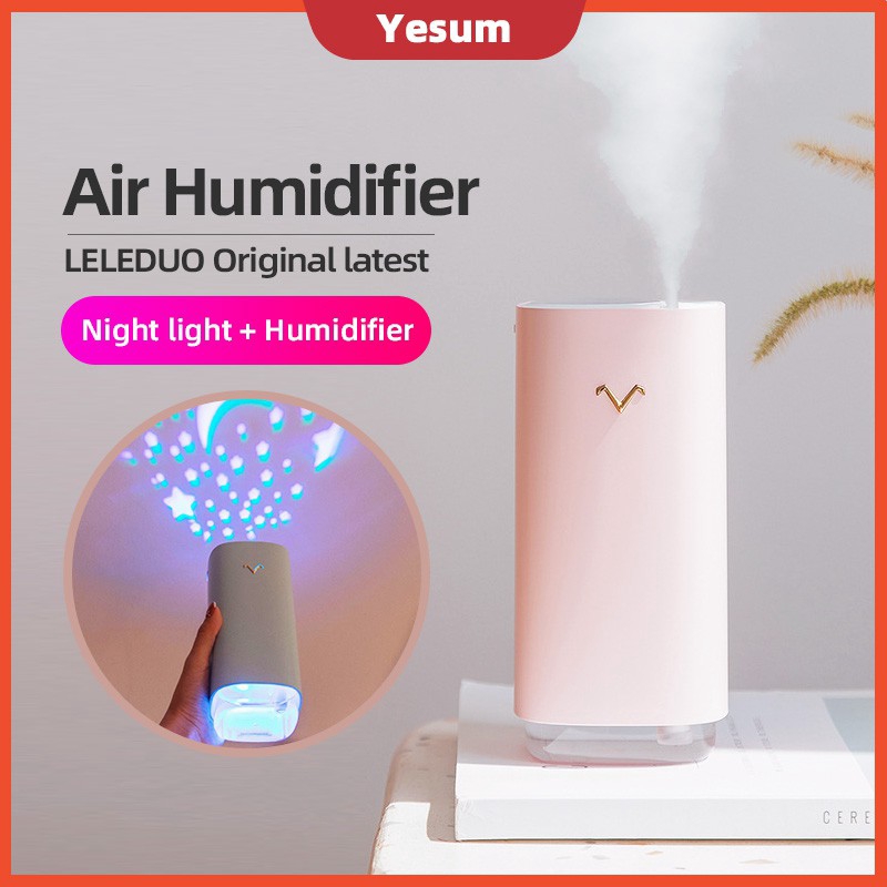 Máy làm ẩm không khí khuếch tán dầu thơm 350ml có đèn LED