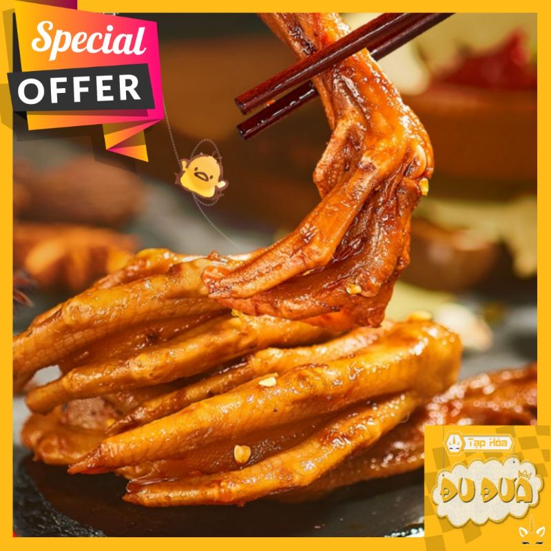 [Có sẵn] Gói Lẻ Chân Vịt Cay Tứ Xuyên Jingwu Ngon Đậm Vị | BigBuy360 - bigbuy360.vn