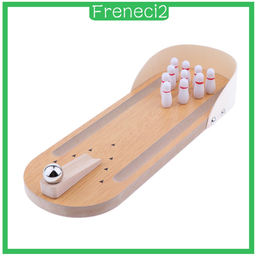 Bộ Đồ Chơi Bowling Mini Bằng Gỗ Freneci2 Dành Cho Trẻ Em