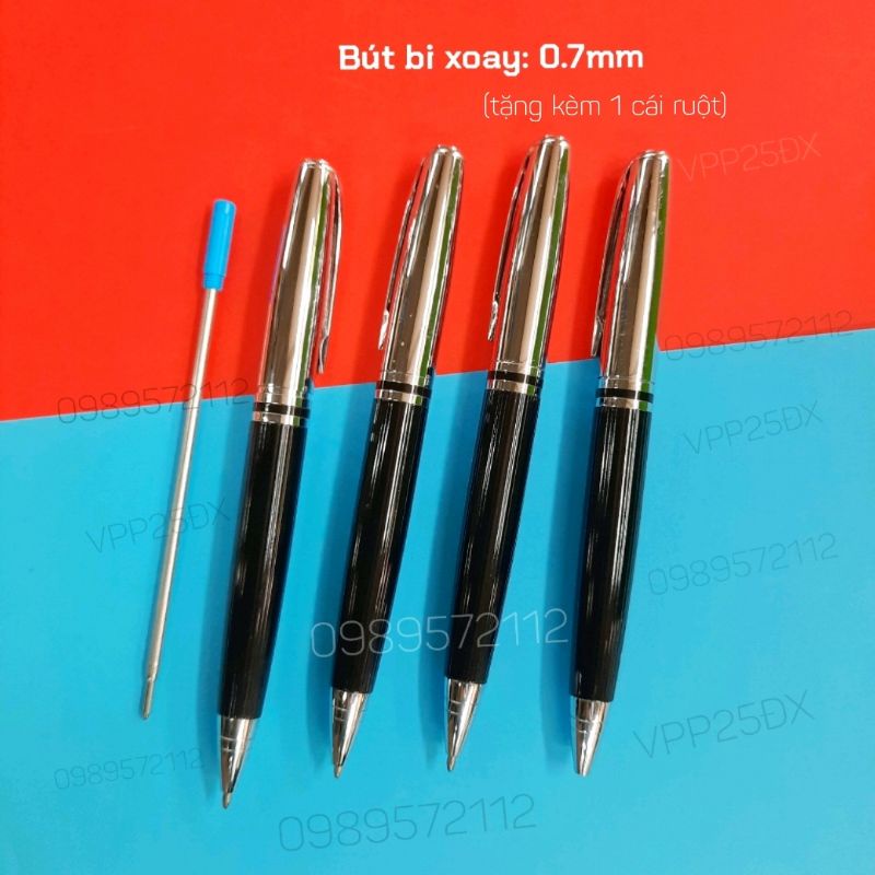Bút bi xoay ngòi 0.7mm.