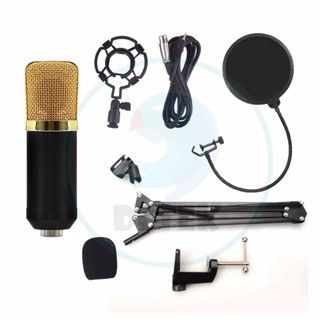 Bộ Micro K600 thu âm Livestream kèm Chân đế và Màng lọc âm