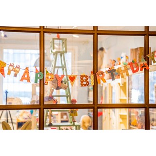 Dây chữ HAPPY BIRTHDAY- HAPPY PARTY trang trí tiệc sinh nhật Birthday Banner - DECOR NHÀ HISOME