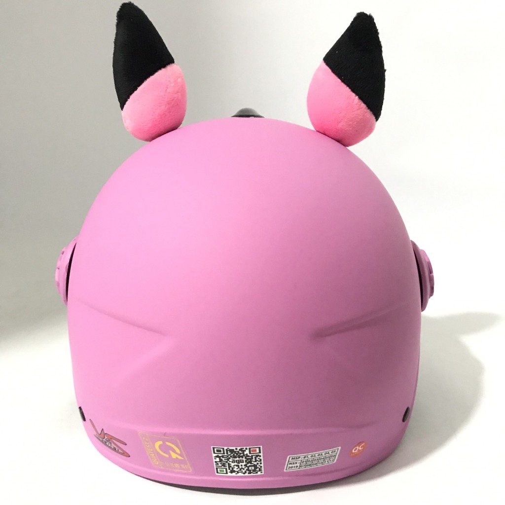 Nón bảo hiểm trẻ em có kính siêu dễ thương dành cho bé gái từ 3 đến 6 tuổi - V&amp;S Helmet - Pikachu hồng phấn - VS103KS