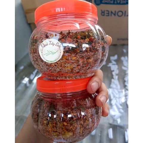 Chẩm chéo Tây Bắc nhà làm hộp 250g