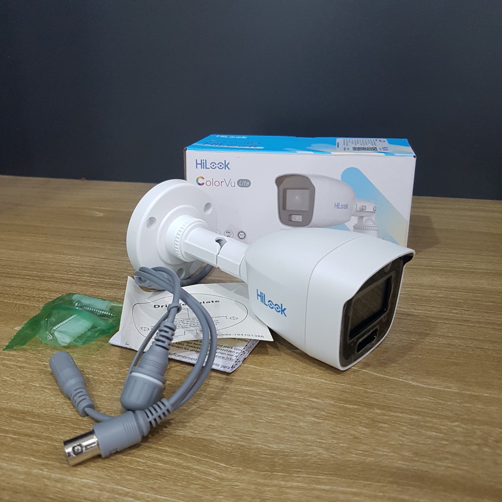 Camera HD-TVI COLORVU 2.0 Megapixel HILOOK THC-B129-P - Hàng chính hãng