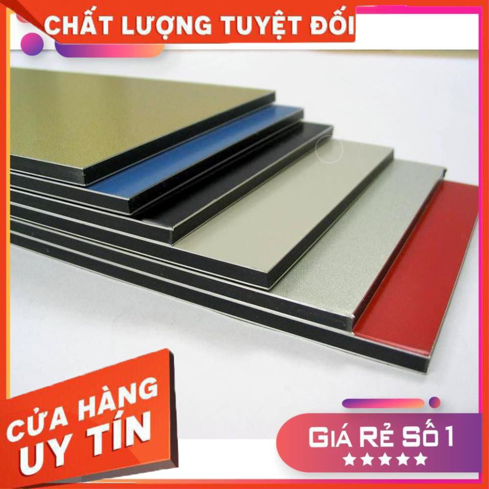 Tấm Alu 3 ly khổ vuông20X20, 30X30, 40x40 (làm mô hình, hộp quà, trang trí, ốp tường, dán decal tranh ảnh, cắt chữ....)