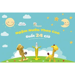Gặm nướu hình Chuối, hưu cao cổ Ange Hàn quốc (Chính hãng)