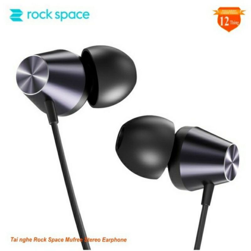 Tai Nghe nhét tai Rock Space ES01 jack 3.5 chính hãng, Âm thanh siêu hay