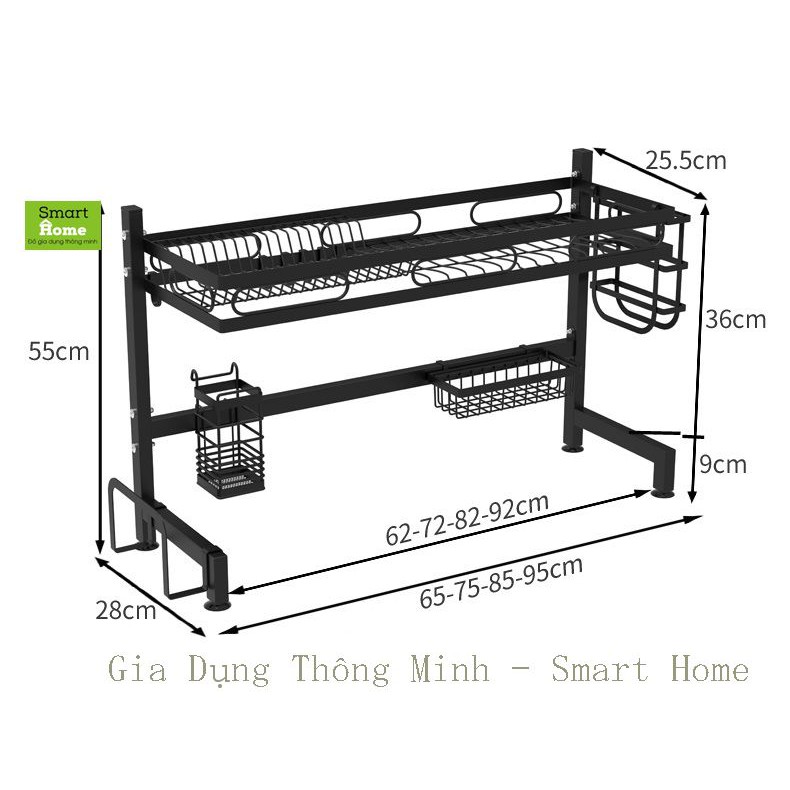 Kệ Để Bát Đĩa Phía Trên Chậu Rửa, Kệ Úp Chén Trên Bồn Rửa