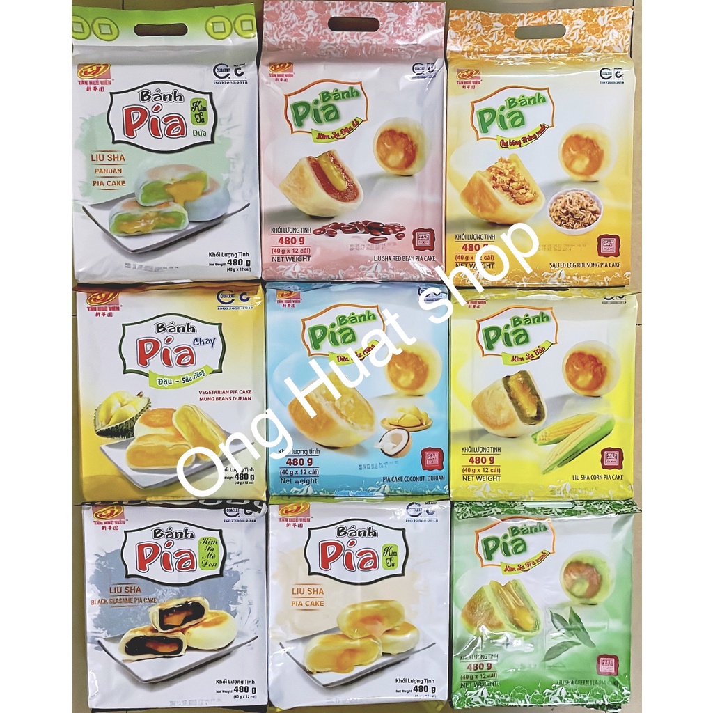 Bánh Pía Mini Kim Sa Túi 3D 12 Cái TÂN HUÊ VIÊN