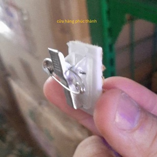 kẹp áo tang trắng 2cm 10 cái