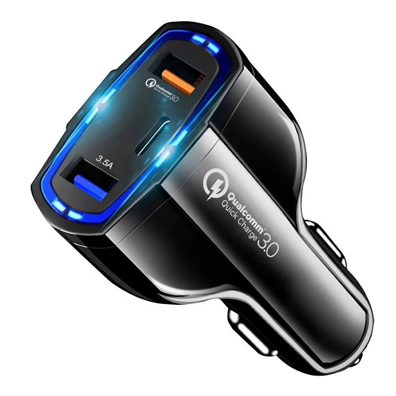 Cốc sạc nhanh QC 3.0 USB C với 3 cổng 3.0 thích hợp cho IP Xiaomi Mi 9 Redm