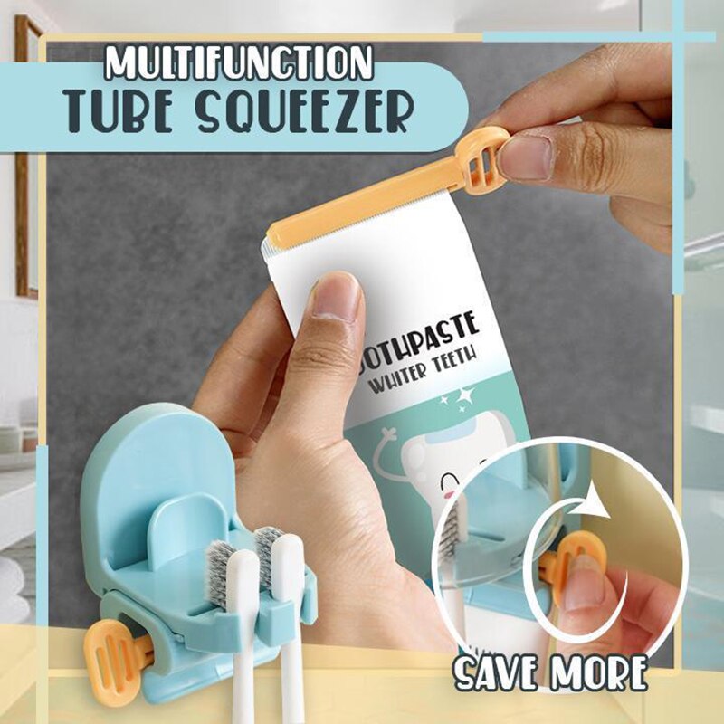 Giá đỡ kem đánh răng 3 trong 1 tiện lợi