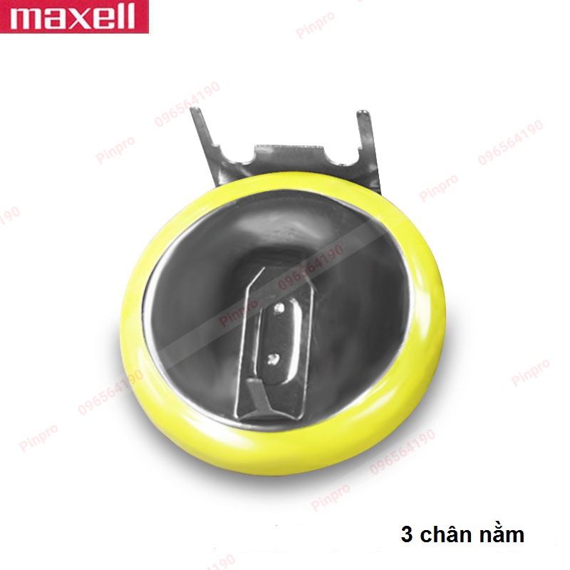 Pin sạc Maxell ML2032 3V Lithium hàn chân, có dây cắm