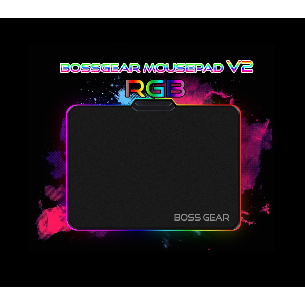 [Mã SKAMSALE03 giảm 10% đơn 200k] Lót Chuột LED BOSSGEAR MOUSEPAD LED V2 ( LED RGB + Phần Mềm Điều Khiển)