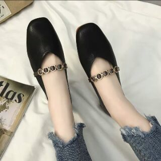 Giày gót vuông 3,5cm đồng giá  (ảnh thật ở cuối)