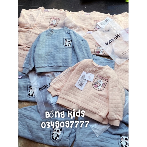 Áo Trần Bông Bé Gái In Hình GÊ