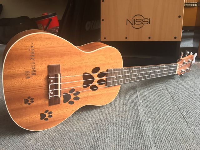 Đàn Ukulele dấu chân chó