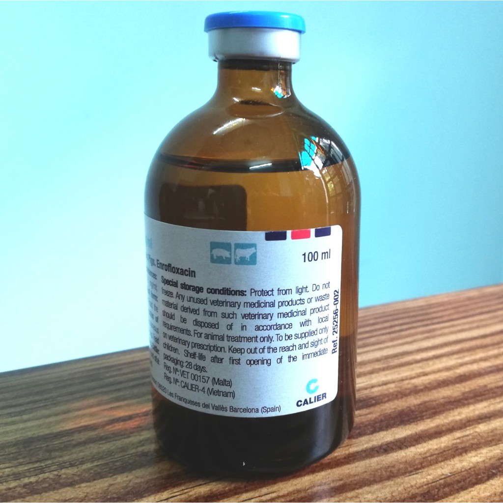 Roxacin Enrofloxacin chống nhiễm khuẩn cho tôm, cá chai 1L