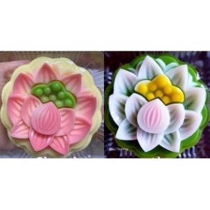 Khuôn trung thu rau câu Vĩnh Trường 200g->250g dùng làm bánh trung thu rau câu, xôi