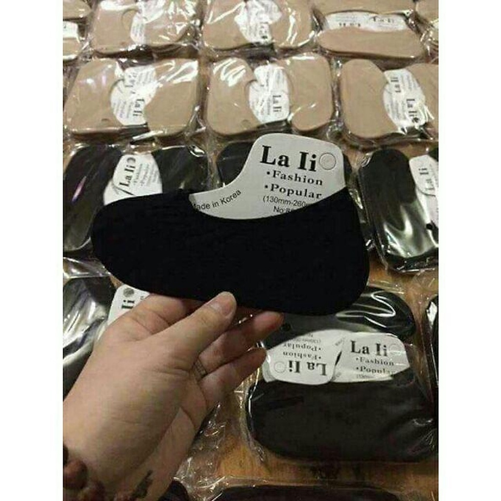 Combo 10 đôi Tất hài nữ - Tất lười nữ - Tất đi giày lười búp bê - Tất Hàn Quốc cả mẹ và bé đều đi được