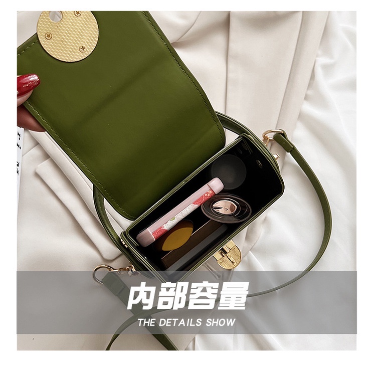 Túi Đeo JASMIN NOIR Chéo In Họa Tiết Hoa Phối Quai Xích Thời Trang Xinh Xắn Cho Nữ