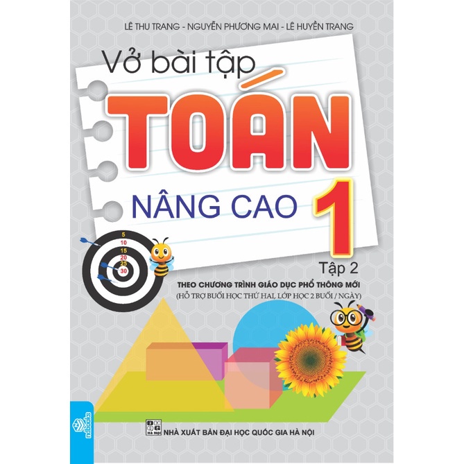 Sách Vở bài tập Toán 1 Tập 2 (CD) và Vở bài tập Toán nâng cao 1 Tập 2 (ND)