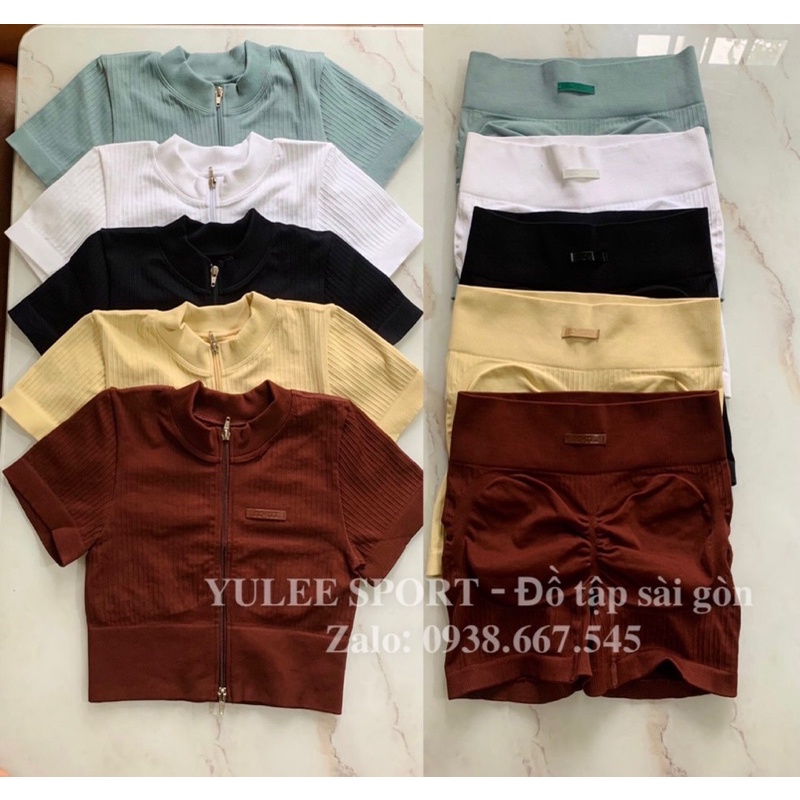 Bộ đồ tập gym yoga nữ tay cộc FUNCTION Collection.