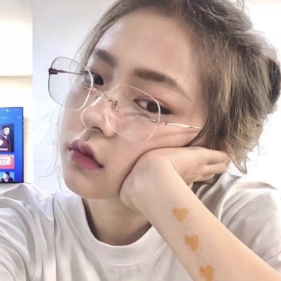 Kính không gọng kim loại KAIWENLOVE chống ánh sáng xanh thời trang cho nữ