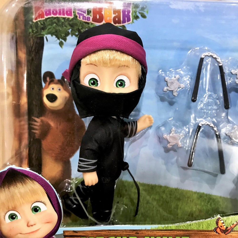 [Mã BMBAU50 giảm 7% đơn 99K] Đồ chơi búp bê MASHA AND THE BEAR Ninja Masha 109301050