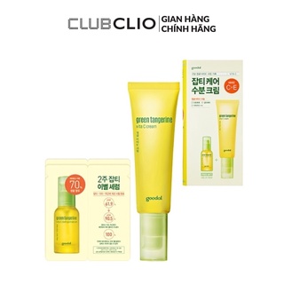 Bộ Kem Dưỡng Làm Sáng Da Goodal Green Tangerine Vita C Cream Special Set (2pc)