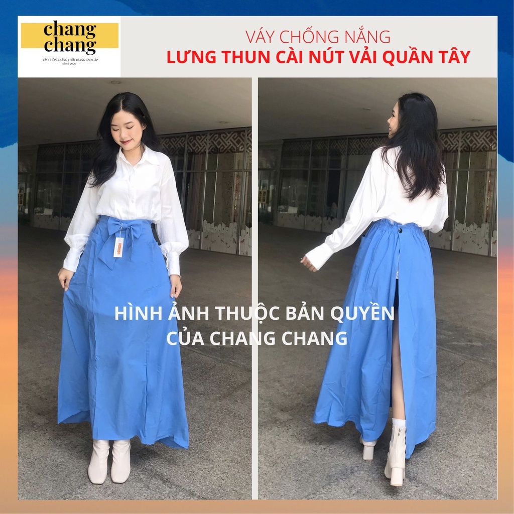 Quây Chống Nắng Gài Nút Chắc Chắn, Váy Chống Nắng Thiết Kế Cao Cấp