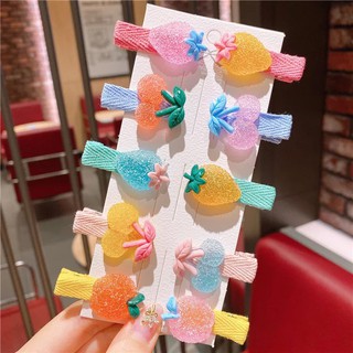 Kẹp tóc cho bé gái set 10 chiếc dễ thương cho bé