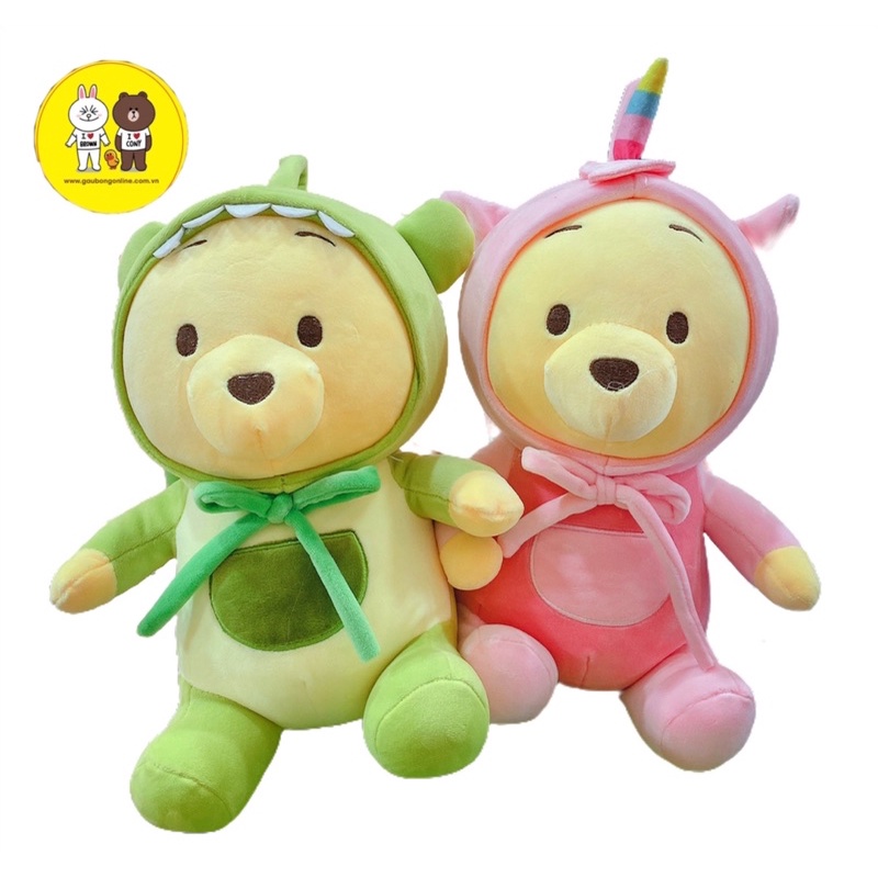 Gấu Bông Pooh Coslay Mềm Mịn Cao Cấp - Xưởng Gấu Bông Việt Nam