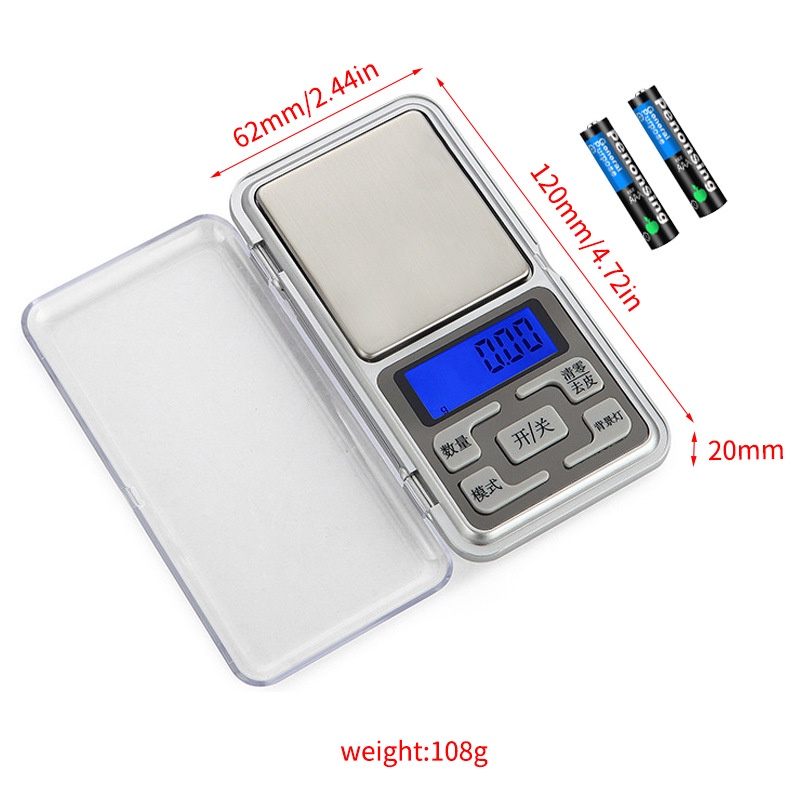 Cân tiểu ly điện tử 500g độ chính xác 0,1g